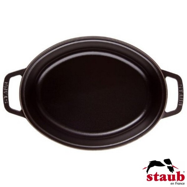 Caçarola Oval 23cm Preta Staub La Cocotte de Ferro Fundido