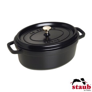 Caçarola Oval 23cm Preta Staub La Cocotte de Ferro Fundido