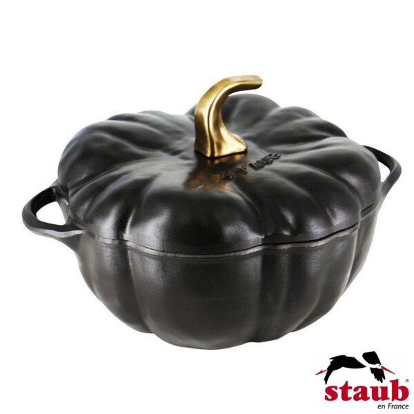 Caçarola Pumpkin 25cm Preta Staub Specialties de Ferro Fundido