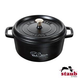 Caçarola Redonda 24cm Preta Staub Paul Bocuse de Ferro Fundido