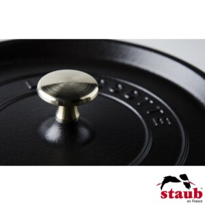 Caçarola Redonda 24cm Preta Staub Paul Bocuse de Ferro Fundido