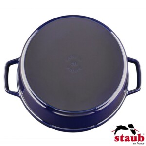 Caçarola Redonda 34cm Azul Marinho Staub La Cocotte de Ferro Fundido