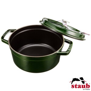 Caçarola Redonda 18cm Verde Basil Staub La Cocotte de Ferro Fundido