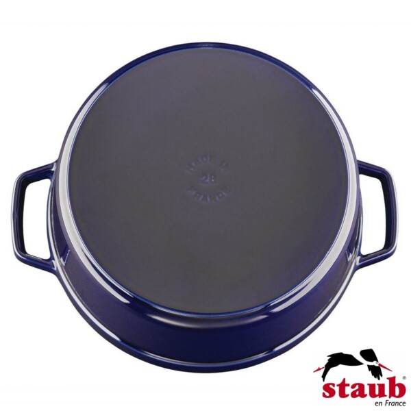 Caçarola Redonda 24cm Azul Marinho Staub La Cocotte de Ferro Fundido