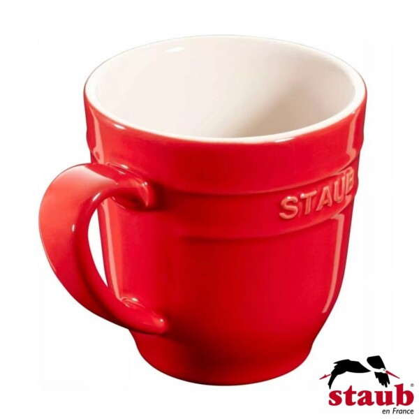 Caneca Staub Ceramic 350ml Cereja