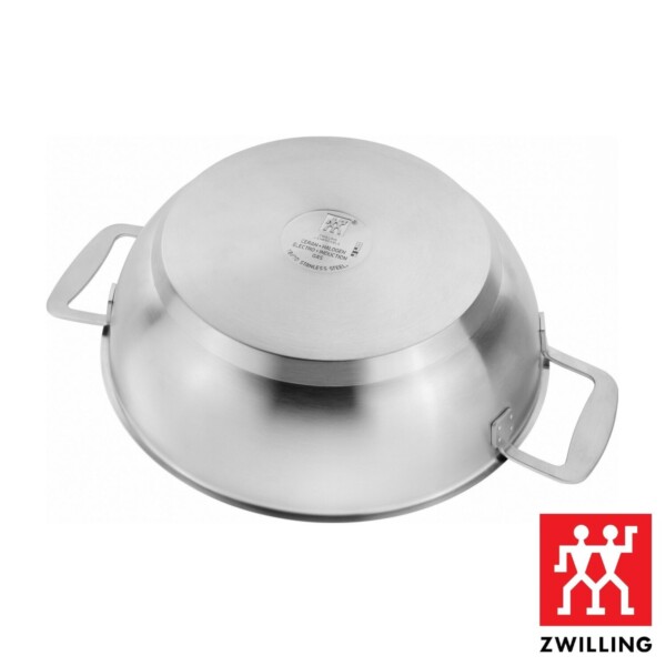 Cj. Caçarola Tampa e Grelha para Defumar 28cm Zwilling Plus de Aço Inox