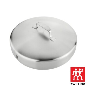 Cj. Caçarola Tampa e Grelha para Defumar 28cm Zwilling Plus de Aço Inox