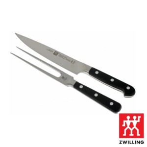 Cj. Faca e Grafo Trinchante Zwilling Pro de Aço Inox