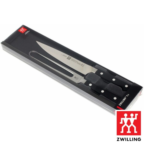 Cj. Faca e Grafo Trinchante Zwilling Pro de Aço Inox