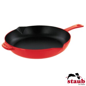 Frigideira 26cm Cereja Staub Grill Pans de Ferro Fundido