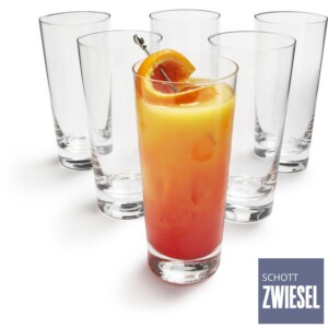 Cj. 6 Copos Longdrink 366ml Schott Zwiesel Basic Bar Selection de Cristal