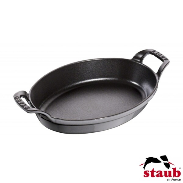 Travessa Oval 24cm Cinza Grafite Staub Specialties de Ferro Fundido