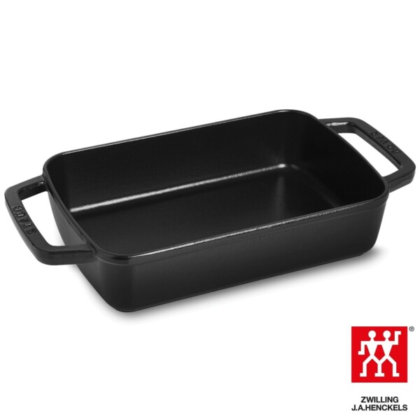 Travessa Retangular 30x20cm Preta Staub Specialties de Ferro Fundido