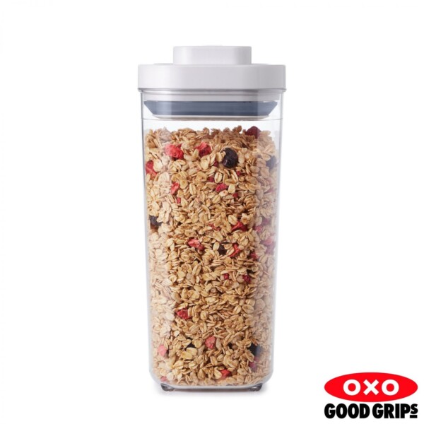 Pote Quadrado 1,5 litro Oxo Pop Softworks com Fechamento Hermético