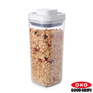 Pote Quadrado 1,5 litro Oxo Pop Softworks com Fechamento Hermético