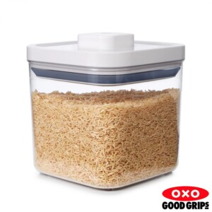 Pote Quadrado 2,4 litros Oxo Pop Softworks com Fechamento Hermético