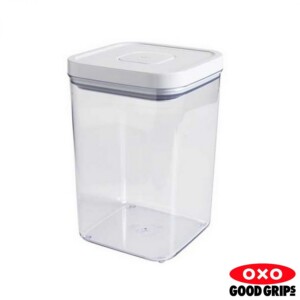 Pote Quadrado 4,1 litros Oxo Pop com Fechamento Hermético