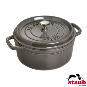 Caçarola Redonda 18cm Cinza Grafite Staub La Cocotte de Ferro Fundido