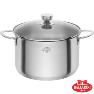 Conjunto de Panelas Ballarini Ancona 5 Peças de Aço Inox Fundo Triplo Sigma