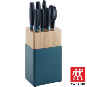 Bloco de Facas Zwilling Now S Azul 8 Peças