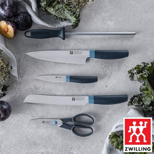 Bloco de Facas Zwilling Now S Azul 8 Peças