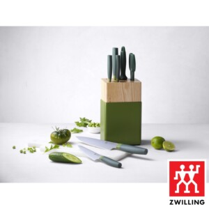 Bloco de Facas Zwilling Now S Verde 8 Peças