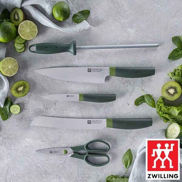 Bloco de Facas Zwilling Now S Verde 8 Peças