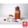 Bloco de Facas Zwilling Now S Vermelho 8 Peças