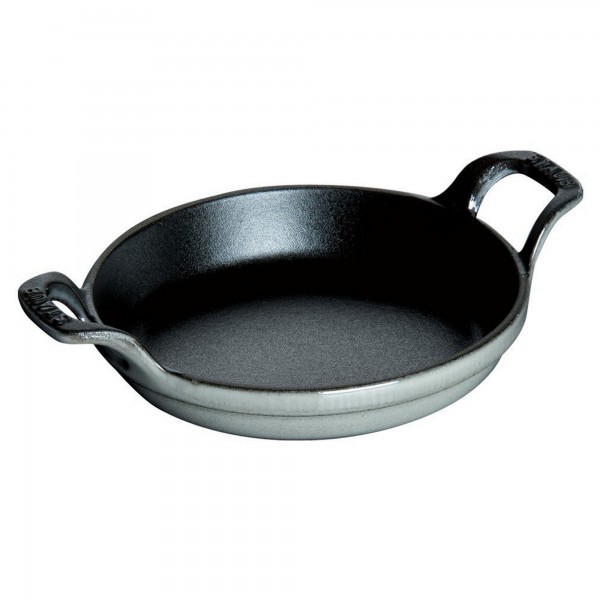 Travessa Redonda Cinza Grafite 20cm Staub Specialties de Ferro Fundido