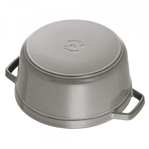 Caçarola Redonda 16cm Cinza Grafite Staub La Cocotte de Ferro Fundido