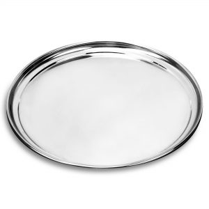 Kit 4un Bandeja Garçom 45cm James.F Reforçada Aço Inox