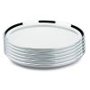 Kit 6un Bandeja Garçom 45cm James.F Reforçada Aço Inox